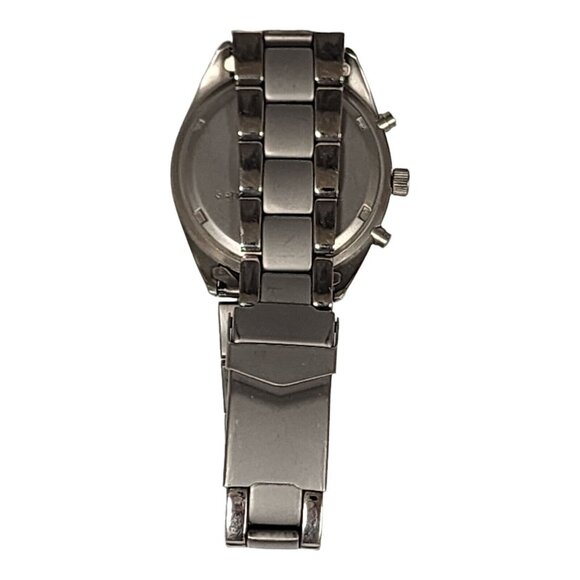 Vtg Visage Chronograph All Titanium Men's Watch 38mm Water Resistant New Battery - Picture 8 of 16